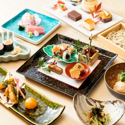 【紀尾井町 藍泉】《ランチ・ディナー共通》ペア会席コースお食事券(ぐるなびセレクション)