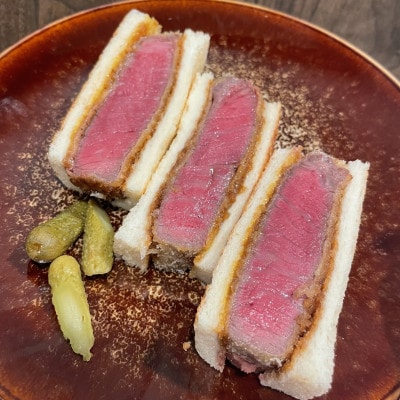 【焼肉 美かさ】《ディナー》ヒレカツサンド入りプレミアムコース 2名様分(ぐるなびセレクション)