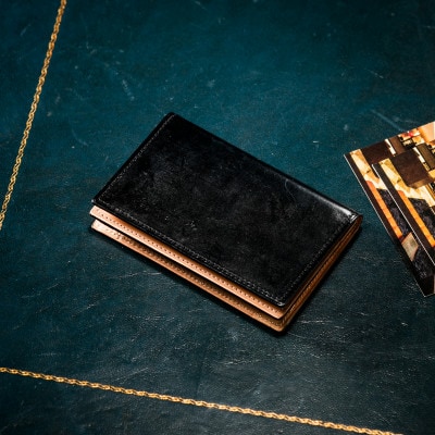 【ココマイスター】COCOMEISTER ブライドル 名刺入れ(ブラック)