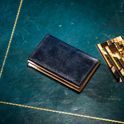 ココマイスター】COCOMEISTER ブライドル 名刺入れ(ダーク