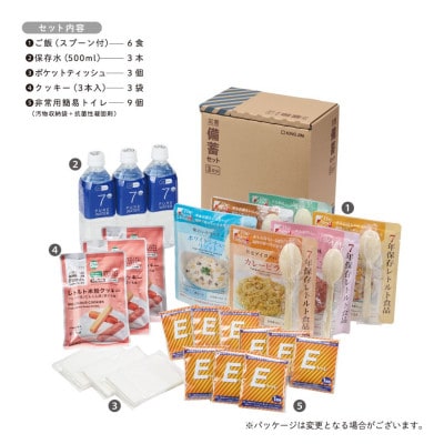災害備蓄セットii (3日分)　BCS-300
