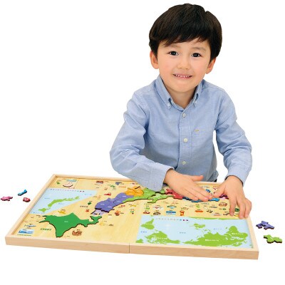 木製パズル日本地図