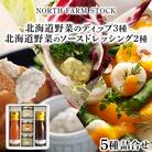 北海道野菜のディップ3種・北海道野菜のソースドレッシング2種(NDD-05)