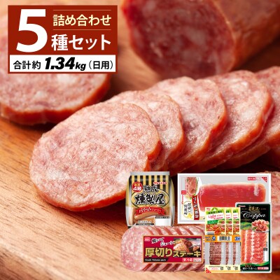 燻製屋熟成あらびきウインナー・ソーセージ・生ハム詰め合わせA【丸大食品】