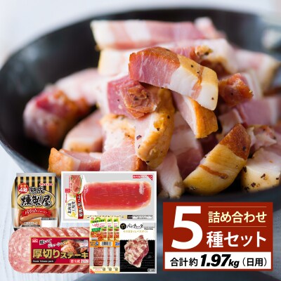 燻製屋熟成あらびきウインナー・ソーセージ・生ハム詰め合わせB【丸大食品】