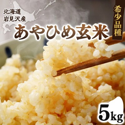 令和6年北海道岩見沢市産 あやひめ玄米5kg≪沖縄・離島配送不可≫
