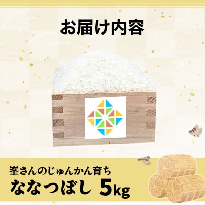 令和6年産!峯さんの「じゅんかん育ち」ななつぼし 5kg