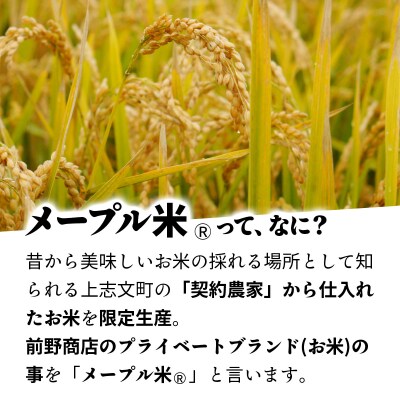 令和6年産 上志文産メープル米「ゆめぴりか」10kg