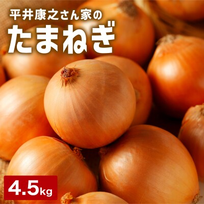 岩見沢産「平井康之さん家のたまねぎ」M玉 4.5kg