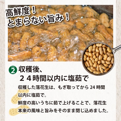 塩茹で落花生(冷凍)【a172-001】