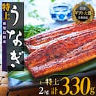 鹿児島県産うなぎ長蒲焼2尾
