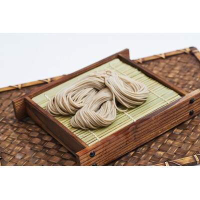 ワカハラ農場でおいしく育ったぼたんそば《太麺》4束 L-1013