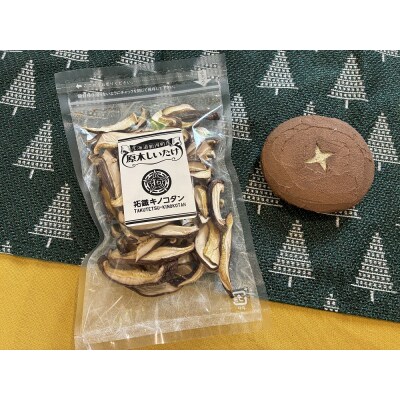 AL-3402 原木シイタケの菌打ち体験&自分で菌打ちしたホダ木から採れた乾燥シイタケ