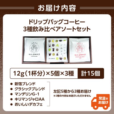 【但馬屋珈琲店】ドリップバッグコーヒー3種飲み比べアソートセット_0001-001-S05