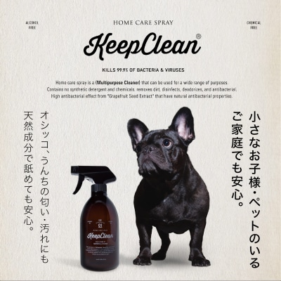 KeepCleanホームケアスプレー(抗菌)500ml×1個_0102-001-S05
