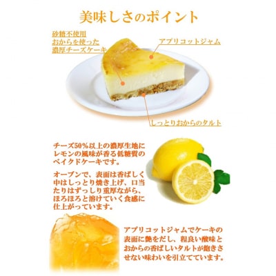 【エニシダ】糖質77%カット 低糖質ベイクドチーズケーキ_0007-012-S05