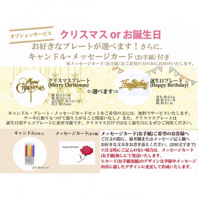 【エニシダ】クリスマスケーキ 糖質75%カット 生チョコレアチーズケーキ_0007-017-S05