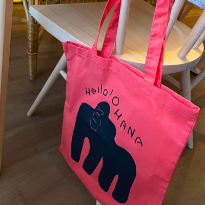 動物デザインのトートバッグ(コーラル)_0132-002-S07-2