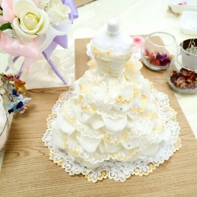 新宿フラワークラフト体験工房 お姫様ドレスでふわふわフラワードール作り_0146-008-S07