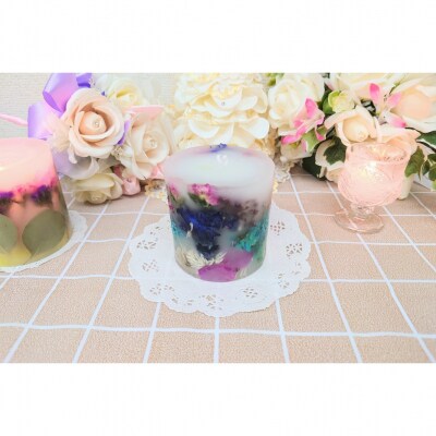 新宿フラワークラフト体験工房 ふわっと香るボタニカルキャンドル作り_0146-009-S07