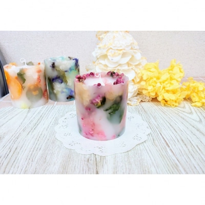 新宿フラワークラフト体験工房 ふわっと香るボタニカルキャンドル作り_0146-009-S07