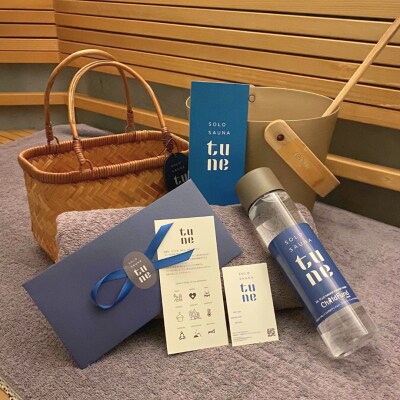 ソロサウナtune:グループルーム90分無料体験チケット(3～4名部屋)_0157-003-S07