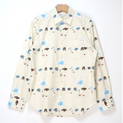 CLOFT 長袖シャツ”たまにはぼっーとしようよ” M_0139-017-S07-1