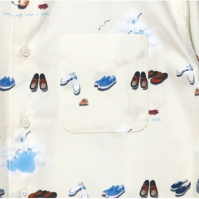 CLOFT 長袖シャツ”たまにはぼっーとしようよ” L_0139-017-S07-2