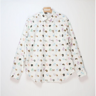 CLOFT 長袖シャツ”人と犬 の絆” L_0139-019-S07-2