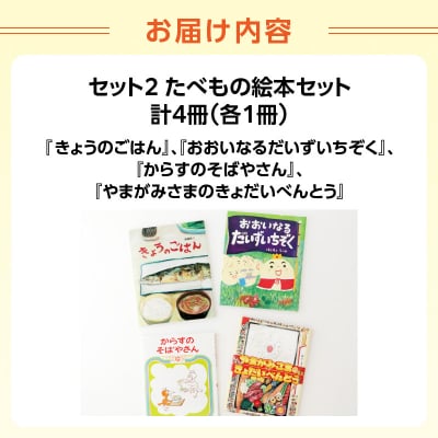 テーマ別おすすめの絵本セット【たべもの絵本セット】 3歳～(偕成社)_0047-002-S07-2