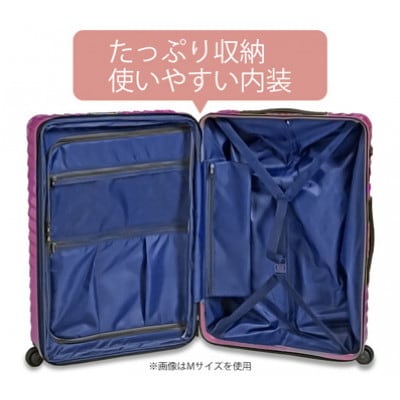 TOMAXライトキャリー　スーツケース　中型パープル　3.9kg