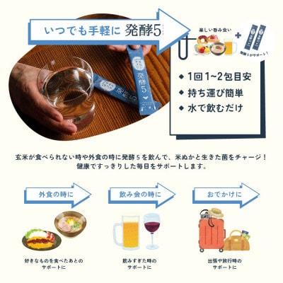 食べる米ぬかサプリ「発酵5」20包×24箱
