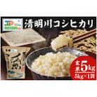 【先行予約】新米令和7年産 茨城県特別栽培認証 清明川コシヒカリ玄米 5kg(04-19)