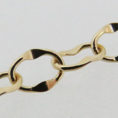 K18 シマーチェーンロングネックレス(70cm)(36-15)