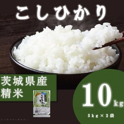 茨城県産 コシヒカリ 精米 10kg(5kg×2袋)お米