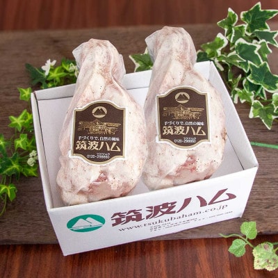 筑波ハム 茨城県産「常陸の輝き」アイスバイン 2個 合計1,400g【茨城県共通返礼品】豚すね骨付肉