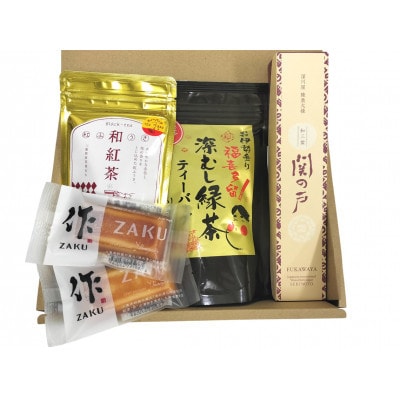 【三重テラスのオリジナルギフトセット】三重のお菓子と伊勢茶のセット