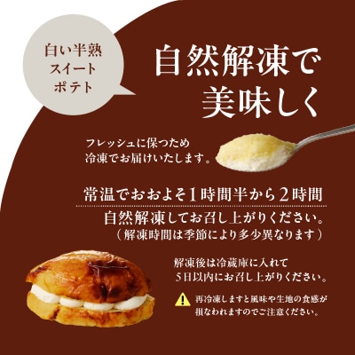 白い半熟スイートポテト　300g×3個_HD054-004