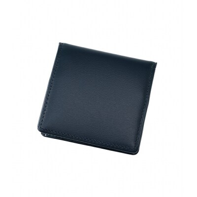 キプリス本革製ボックス小銭入れ　カラー:ネイビー　【kt026-002-2】