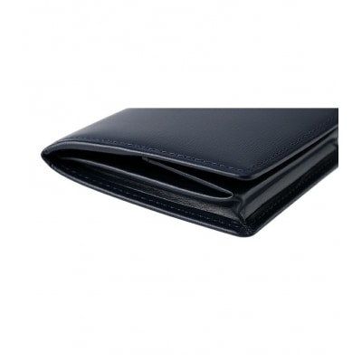 キプリス本革製ボックス小銭入れ　カラー:ネイビー　【kt026-002-2】