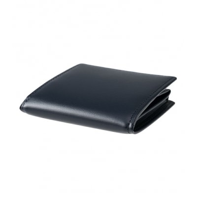 キプリス本革製ボックス小銭入れ　カラー:ネイビー　【kt026-002-2】