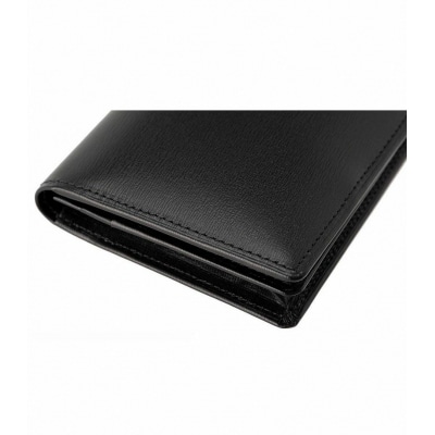 キプリス本革製通しマチ名刺入れ　カラー:ブラック　【kt026-005-1】