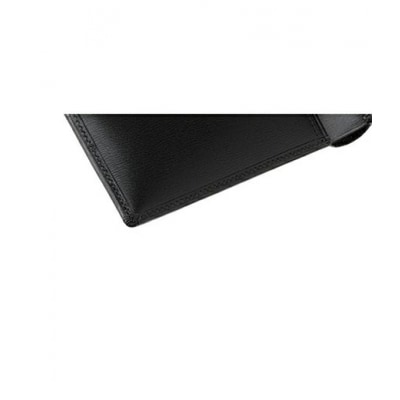 キプリス本革製二つ折り小銭入れ付財布　カラー:ブラック　【kt026-008-1】