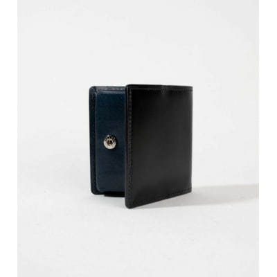 キプリス　ボックス小銭入れ　カラー:ブラックxネイビー　【kt026-011-2】