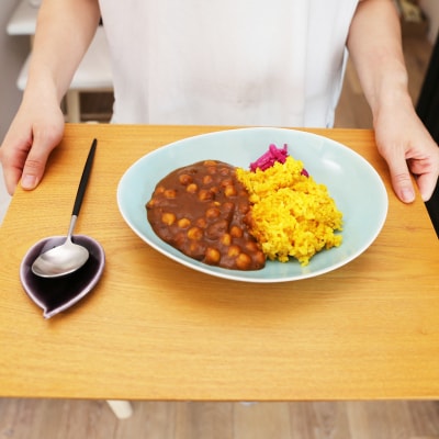 ポトペリー　Vagペアパスタプレート　カラー:Green×Yellow　【kt032-042-1】