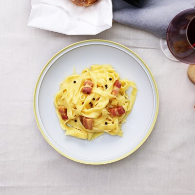 ポトペリー　フロスト　ペアパスタプレート　　カラー:GRAY　【kt032-043-4】