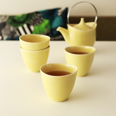 ポトペリー Vag 土瓶&フリーカップセット　カラー:YELLOW　【kt032-048-2】