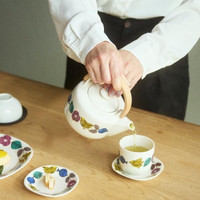 ポトペリー Cirkus ティーセット カラー:Parade　【kt032-053-1】