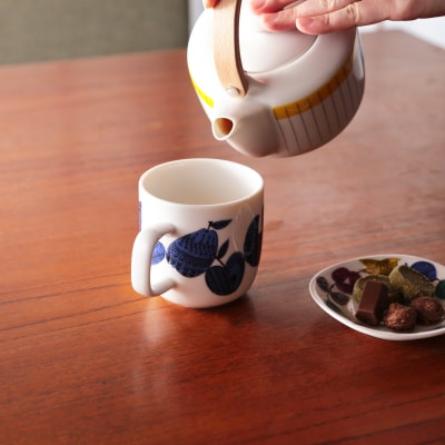 ポトペリー Cirkusティーセット　カラー:Clown(Blue)　【kt032-053-4】