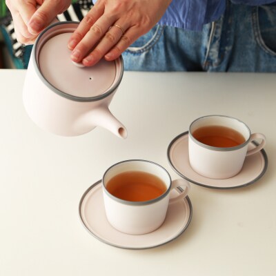 ポトペリー Frost ティーセット　カラー:ピンク　【kt032-055-3】